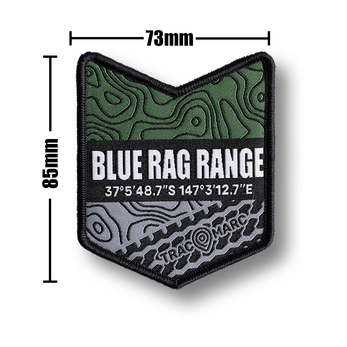 Blue Rag Range - Woven Patch