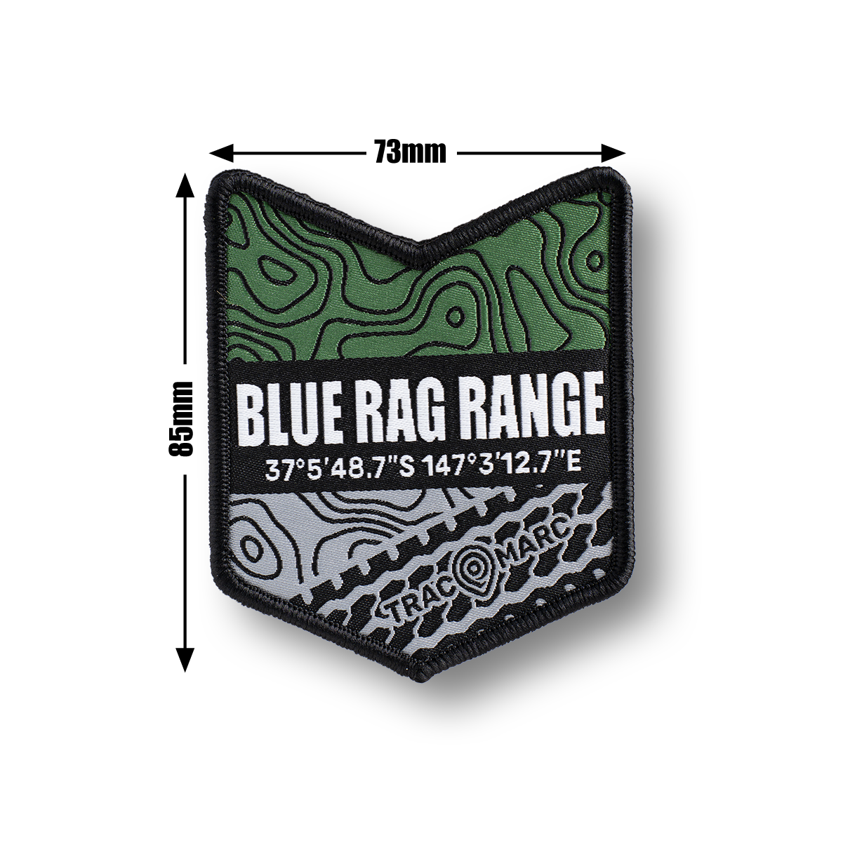 Blue Rag Range - Woven Patch
