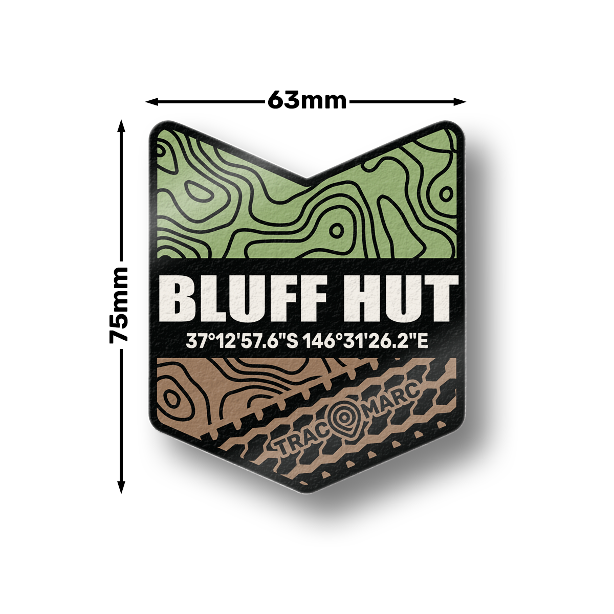 Bluff Hut 4WD Sticker