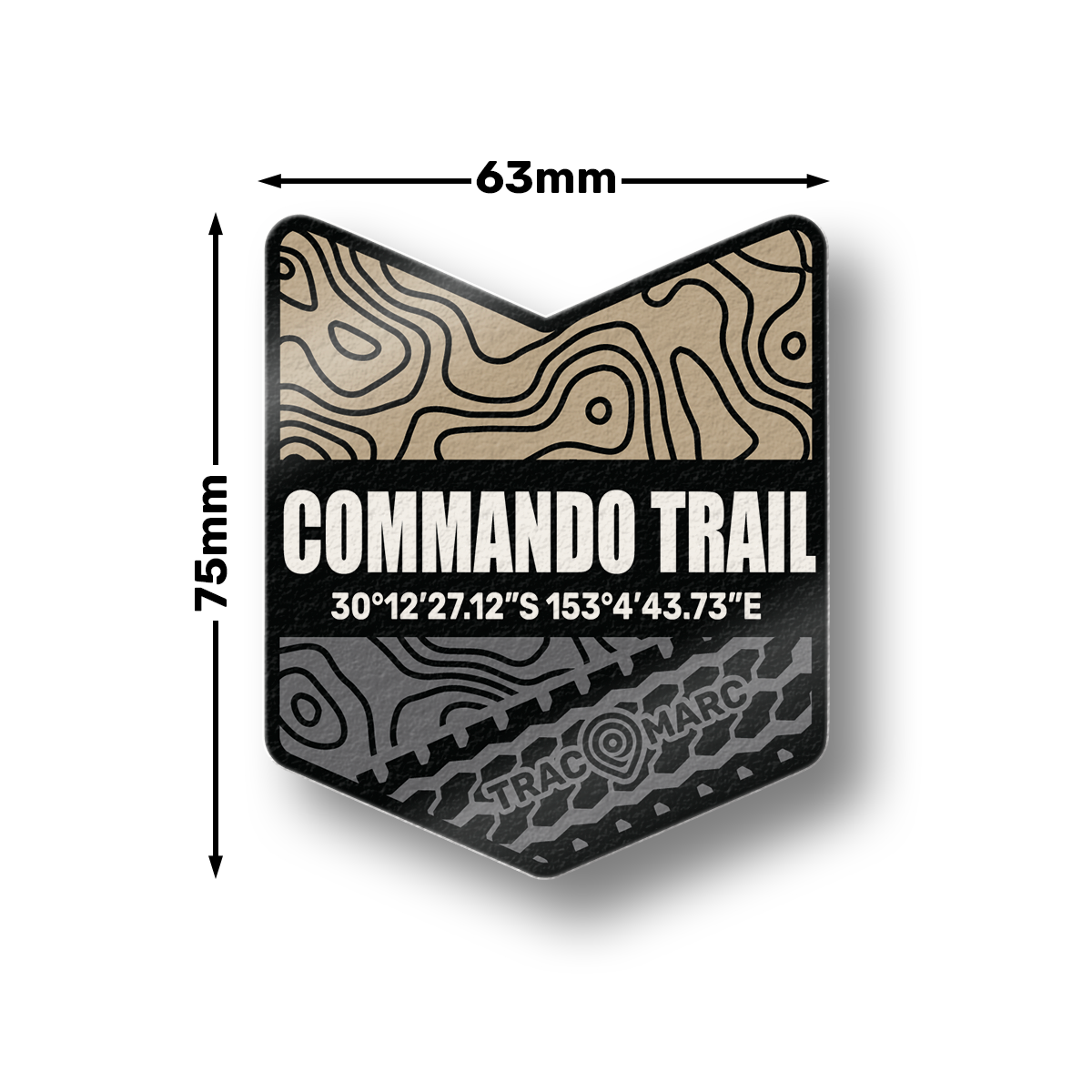 Commando Trail Track Sticker