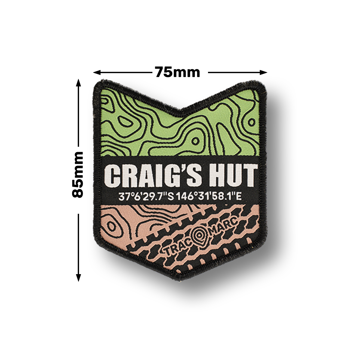 Craig's Hut - Woven Patch