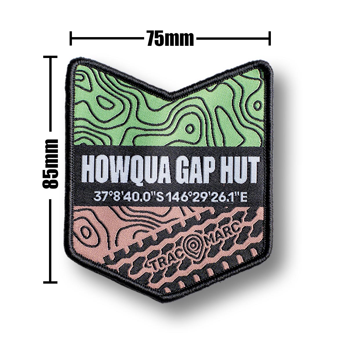 Howqua Gap Hut - Woven Patch