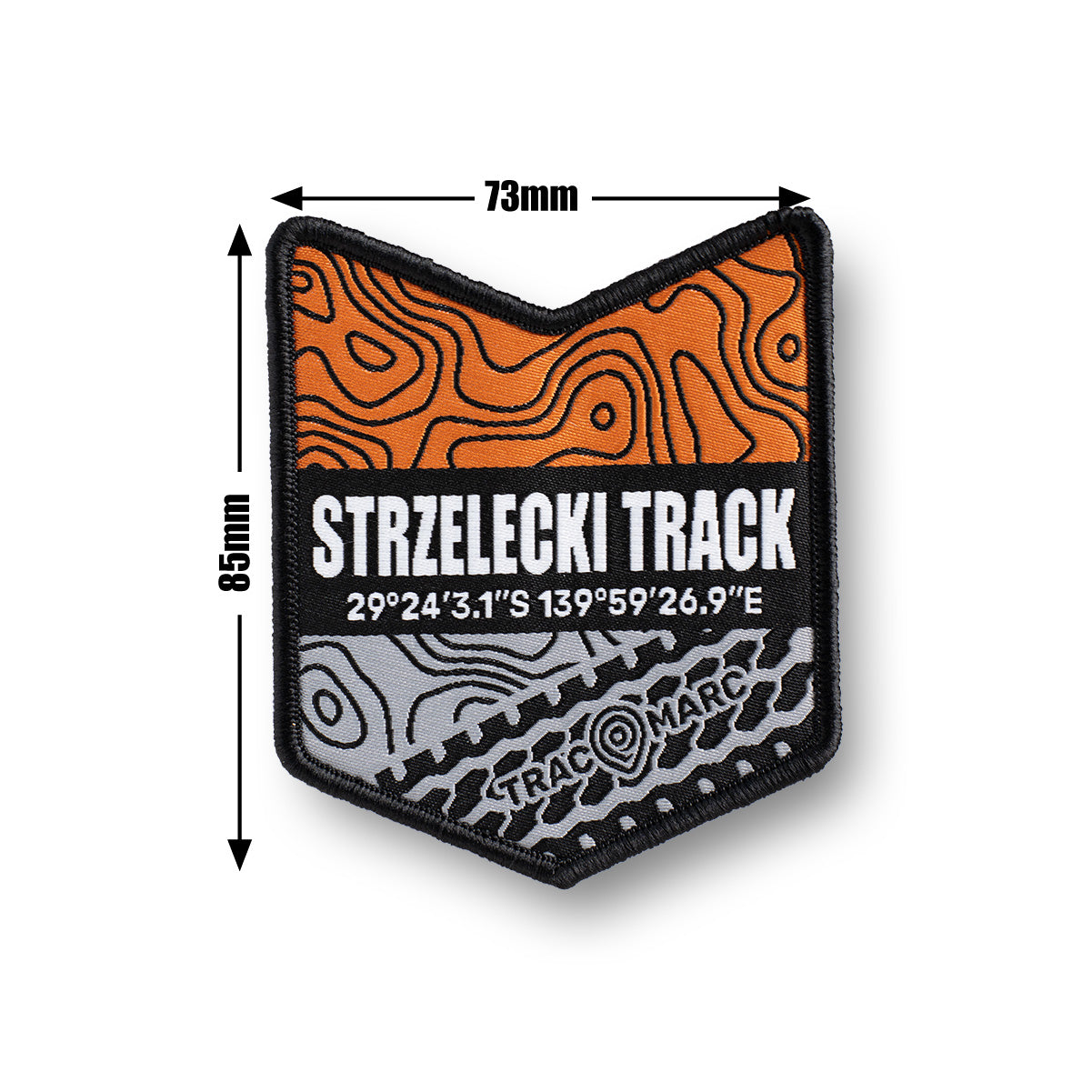 Strzelecki Track - Woven Patch