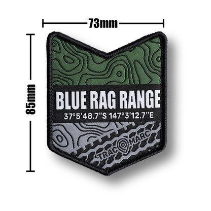 Blue Rag Range - Woven Patch