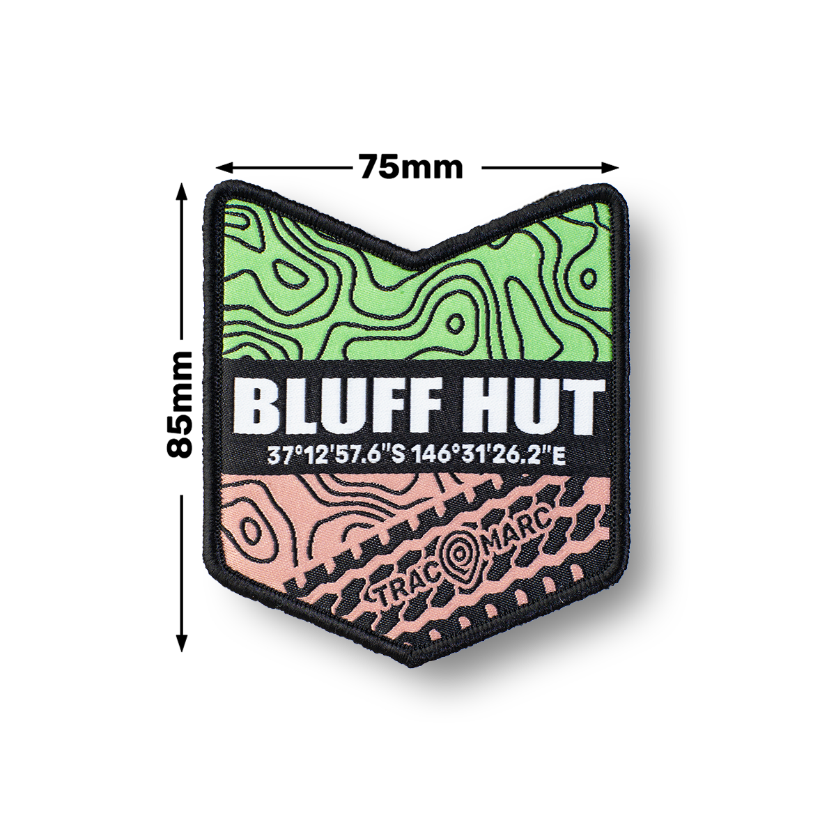 Bluff Hut - Woven Patch