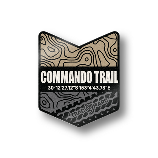 Commando Trail Track Sticker