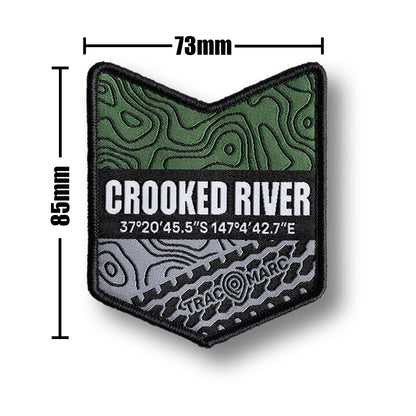 Crooked River - Woven Patch
