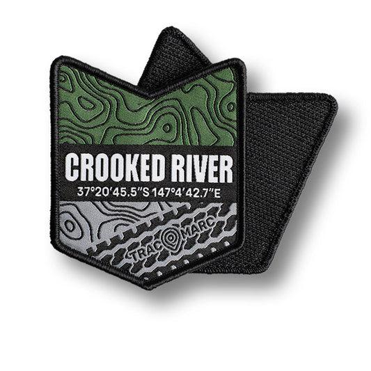 Crooked River - Woven Patch