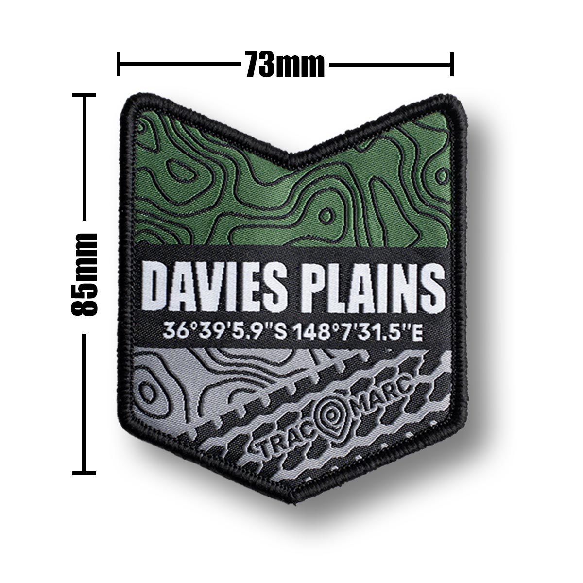 Davies Plain Track - Woven Patch