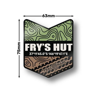Fry’s Hut 4WD Sticker