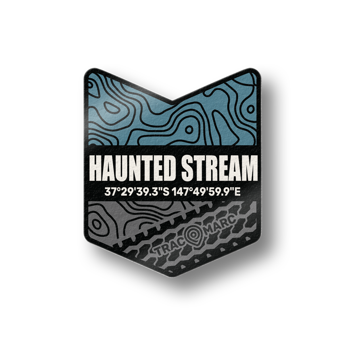 Haunted Stream Track Sticker