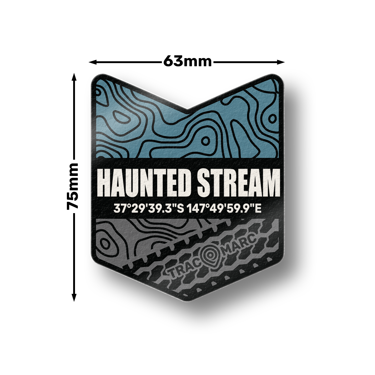 Haunted Stream Track Sticker