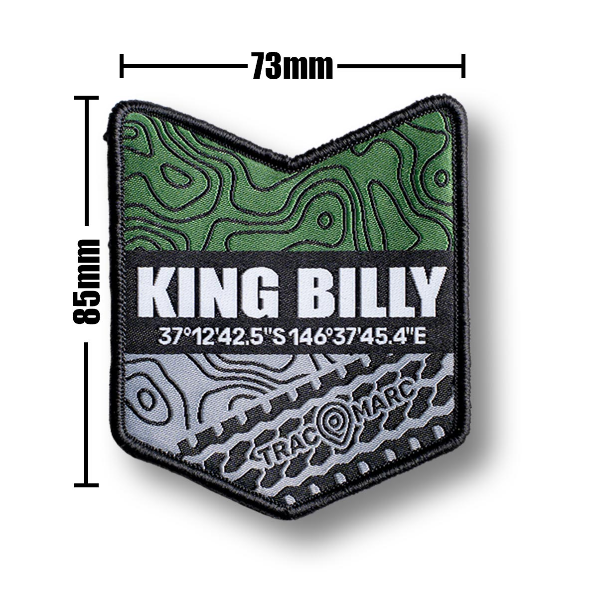 King Billy Track - Woven Patch