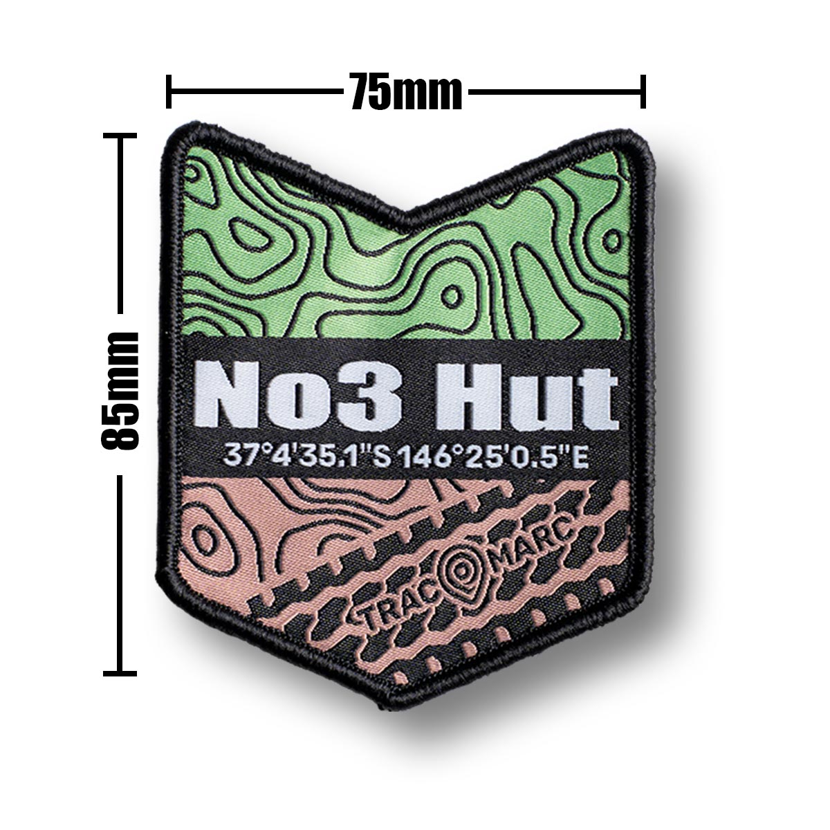 No. 3 Hut - Woven Patch