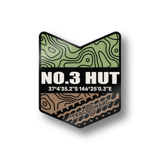 No3 Hut 4WD Sticker