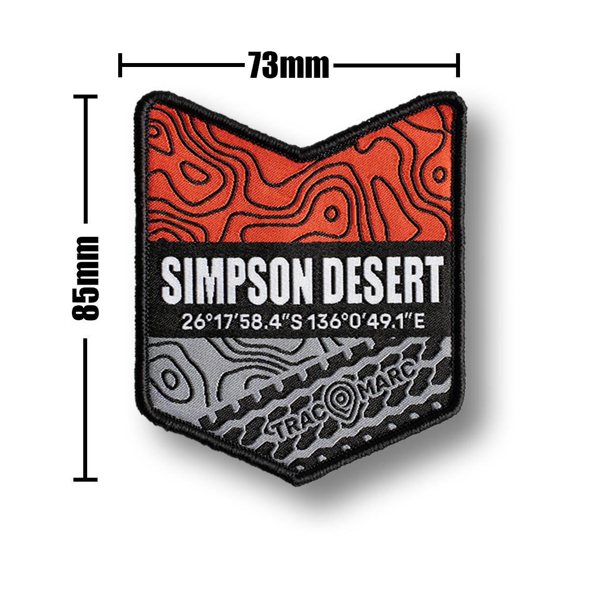 Simpson Desert - Woven Patch