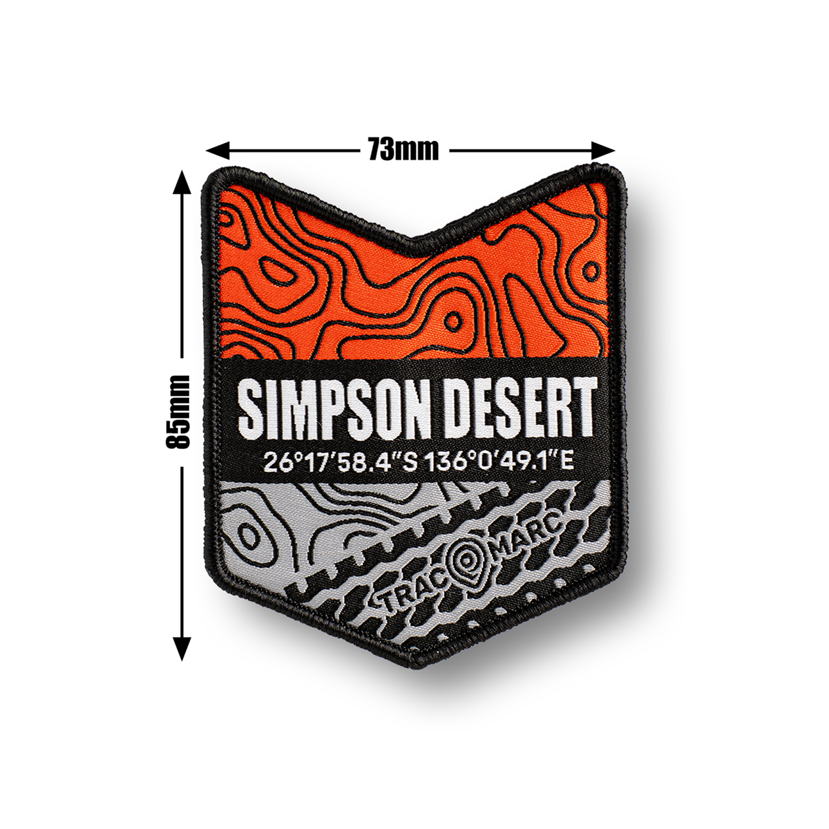 Simpson Desert - Woven Patch