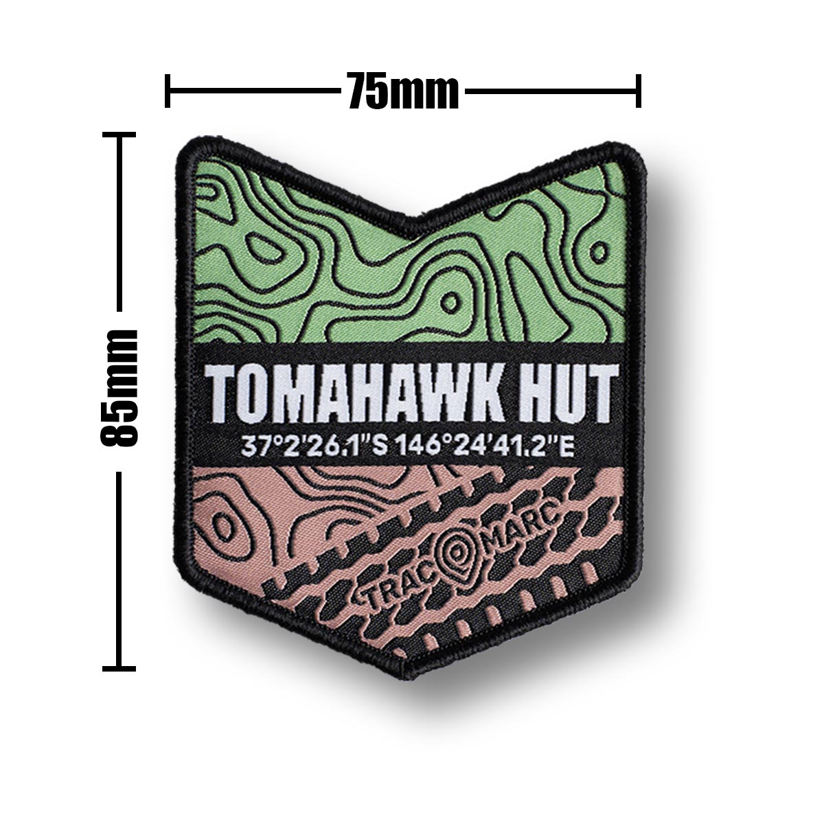 Tomahawk Hut - Woven Patch