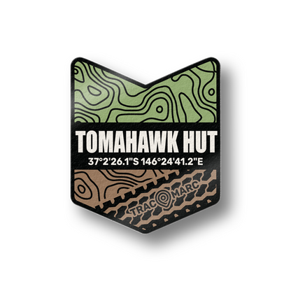 Tomahawk Hut 4WD Sticker