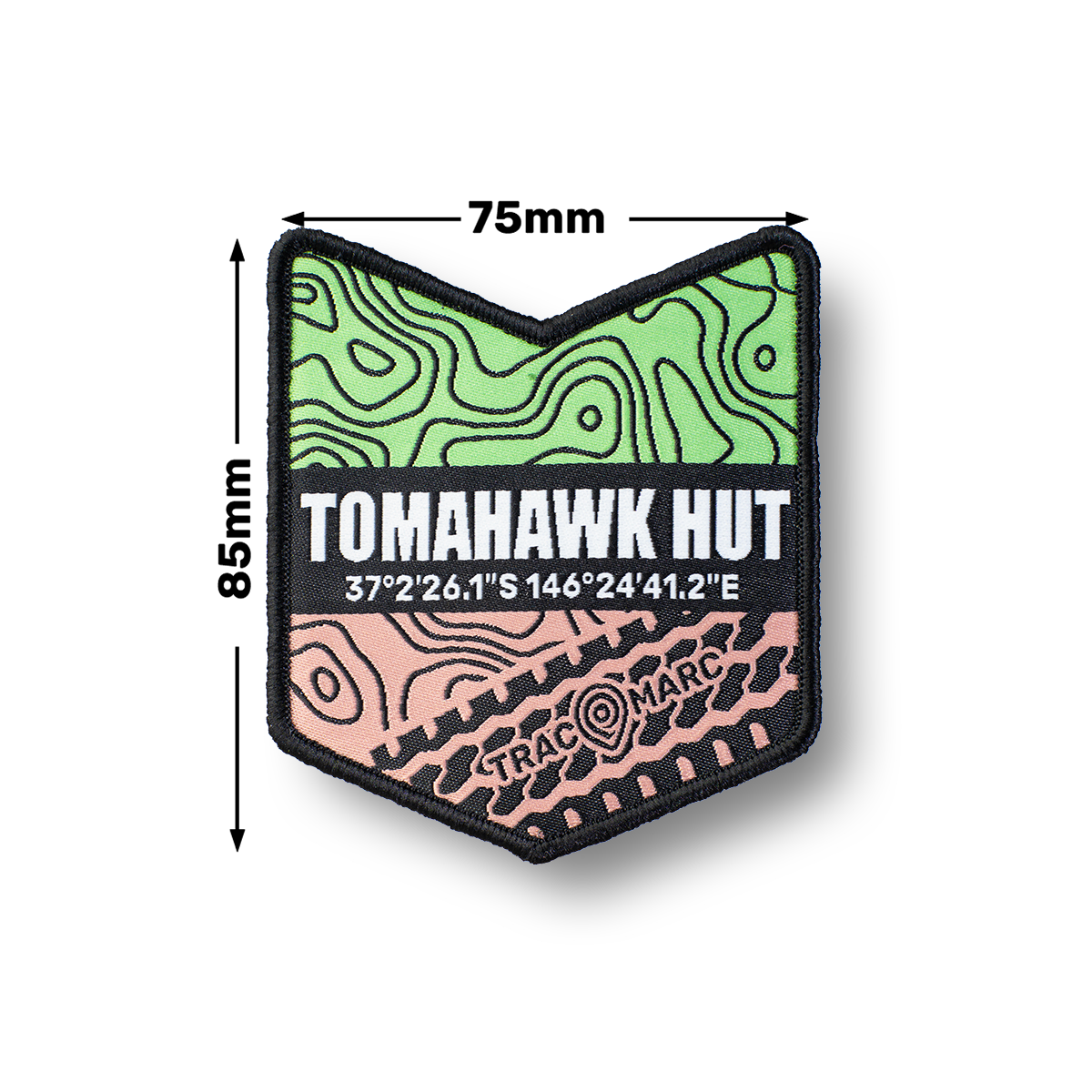Tomahawk Hut - Woven Patch