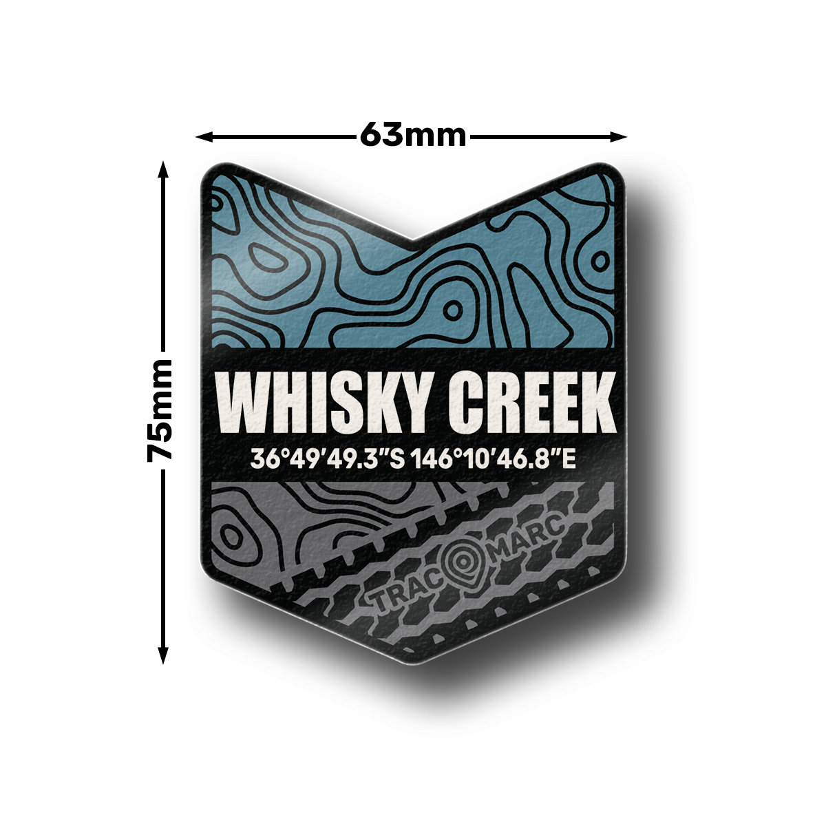 Whisky Creek Track Sticker